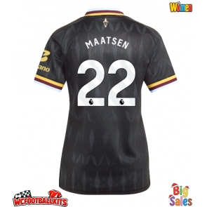 Aston Villa Ian Maatsen #22 Replica Away Stadium Shirt for Women 2026-27 Short Sleeve